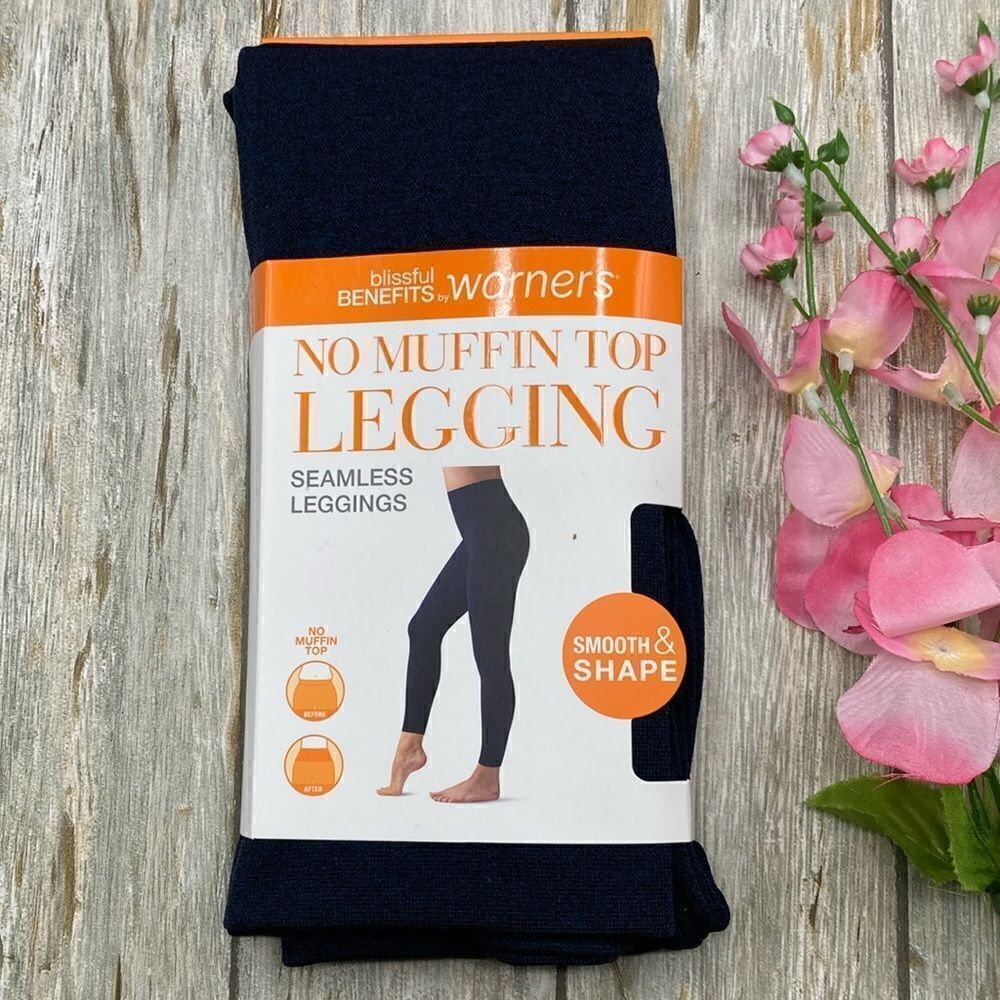 Women’s No Muffin Top Twill Seamless Shaping Textured Leggings Size XS